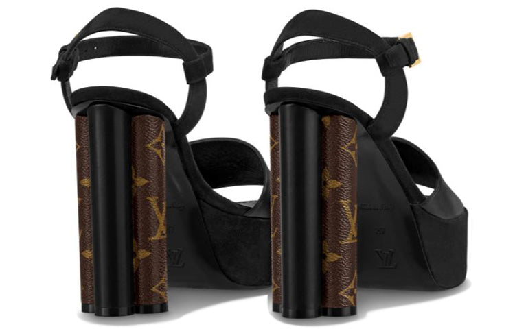 (WMNS) LOUIS VUITTON LV Podium Platform 'Black Brown' 1A7U6W