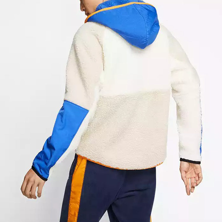 Nike Unisex Long Sleeves Shearling Logo s White BV3767-133