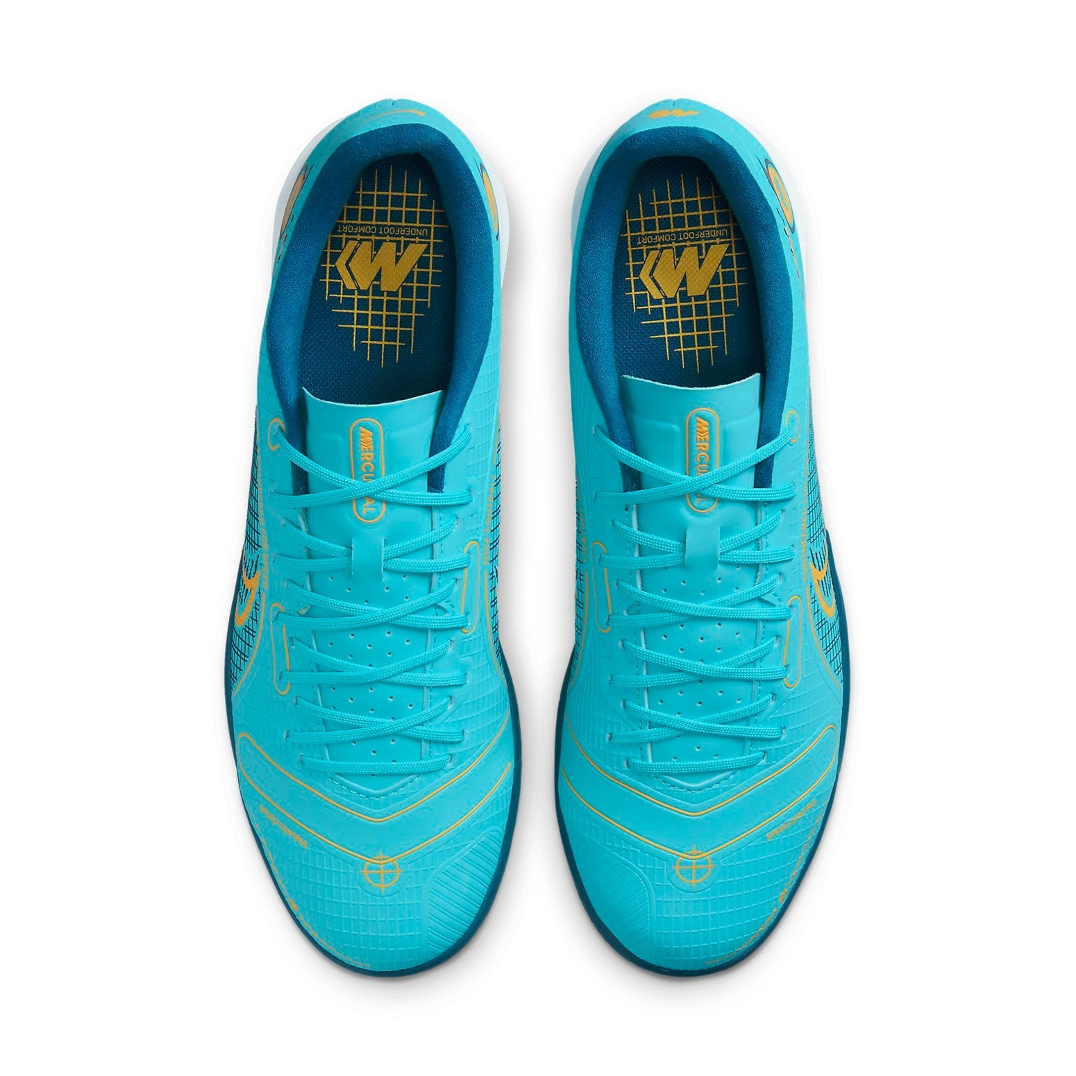 Nike Mercurial Vapor 14 Academy IC 'Blue Yellow' DJ2876-484