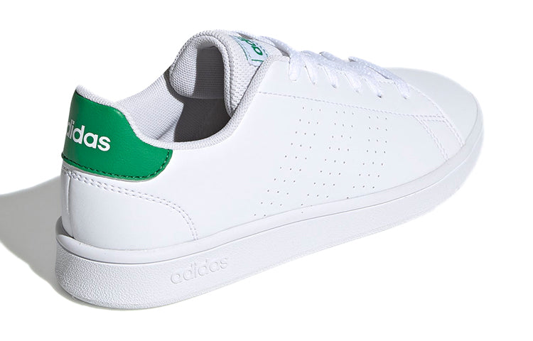 (GS) adidas Advantage J 'White Green' EF0213