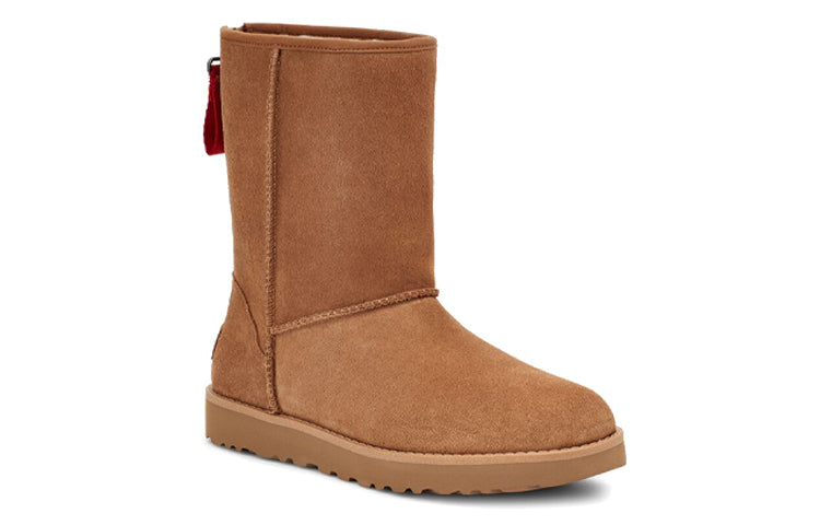 (WMNS) UGG W Classic Short Logo Zip 1122672-CHE