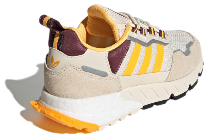 (WMNS) adidas ZX 1K Boost 'Wonder White Solar Gold' H00442