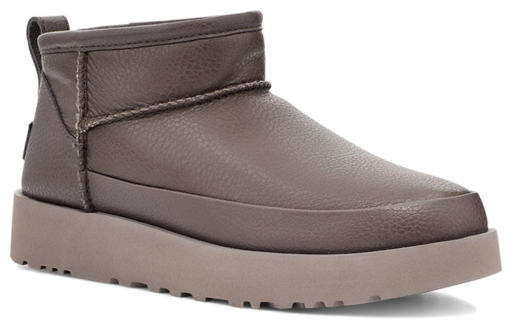 (WMNS) UGG Classic Sugar Ultra Mini 'Grey' 1121618-TCLD