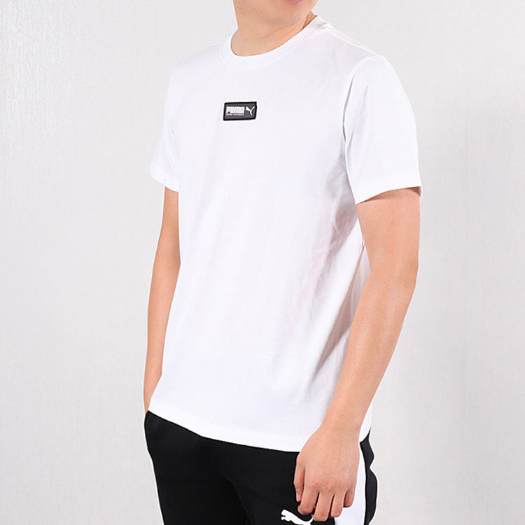 PUMA Casual Sports Short Sleeve White 844632-02