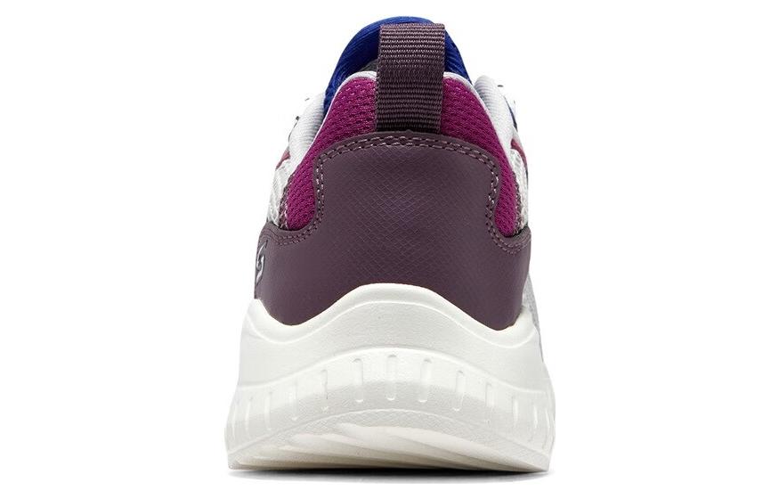 (WMNS) Skechers Bobs Squad Chaos Shoes 'Grey Purple White' 117237-LGMT
