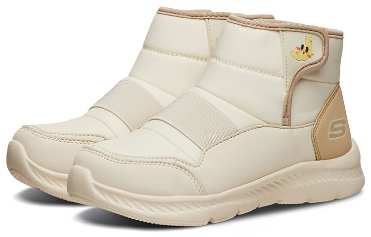 (GS) Skechers Comemory Foamy Boots 'Beige White' 660053L-NAT