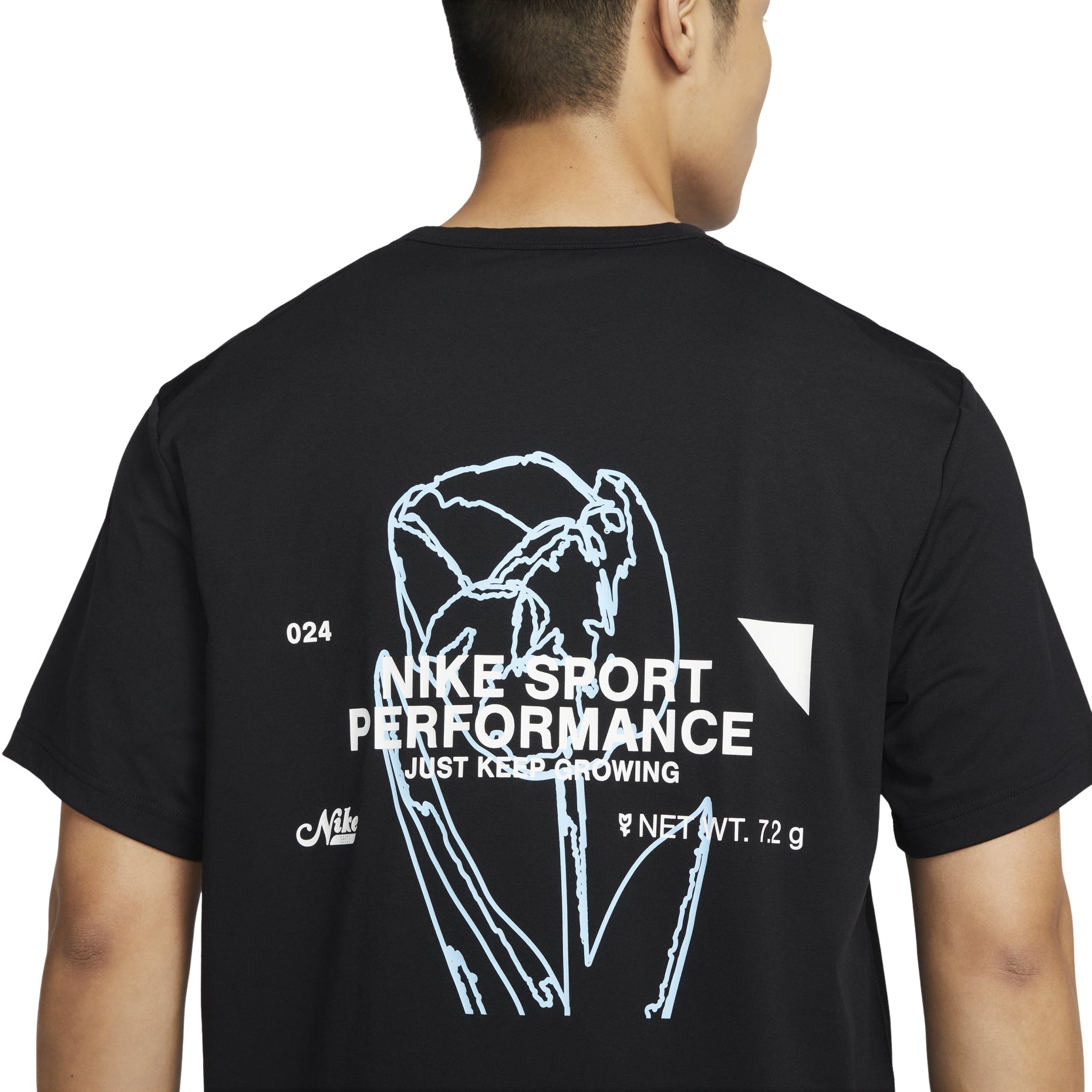 Nike Dri-Fit UV Hyverse Fitness T-Shirt 'Black' FN3280-010