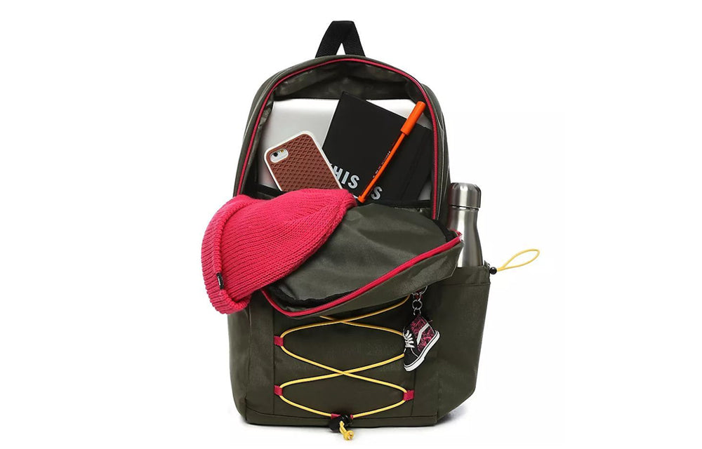 Vans 66 Supply Backpack 'Olive Green Red' VN0A4S8UKCZ