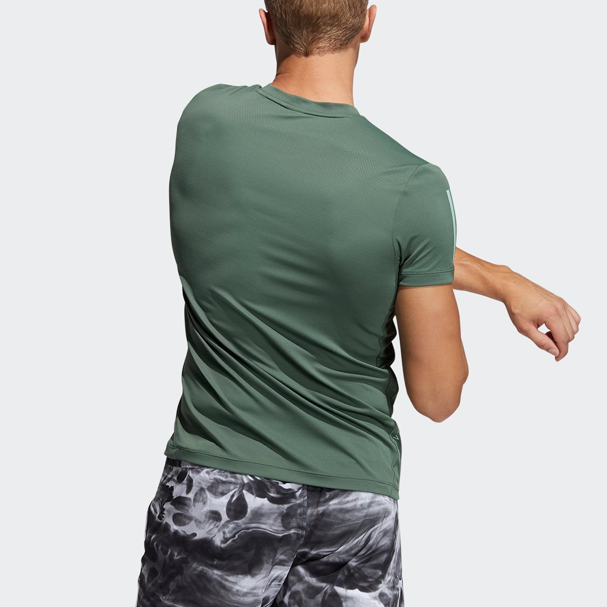 adidas Hrdy 3s Tee Casual Sports Round Neck Short Sleeve Green GP7658
