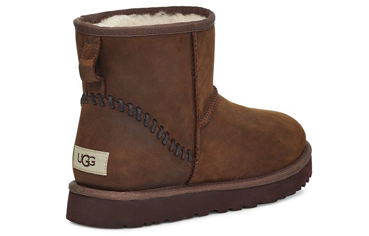UGG Classic Mini Deco Snow Boots Brown 1115050-CHE