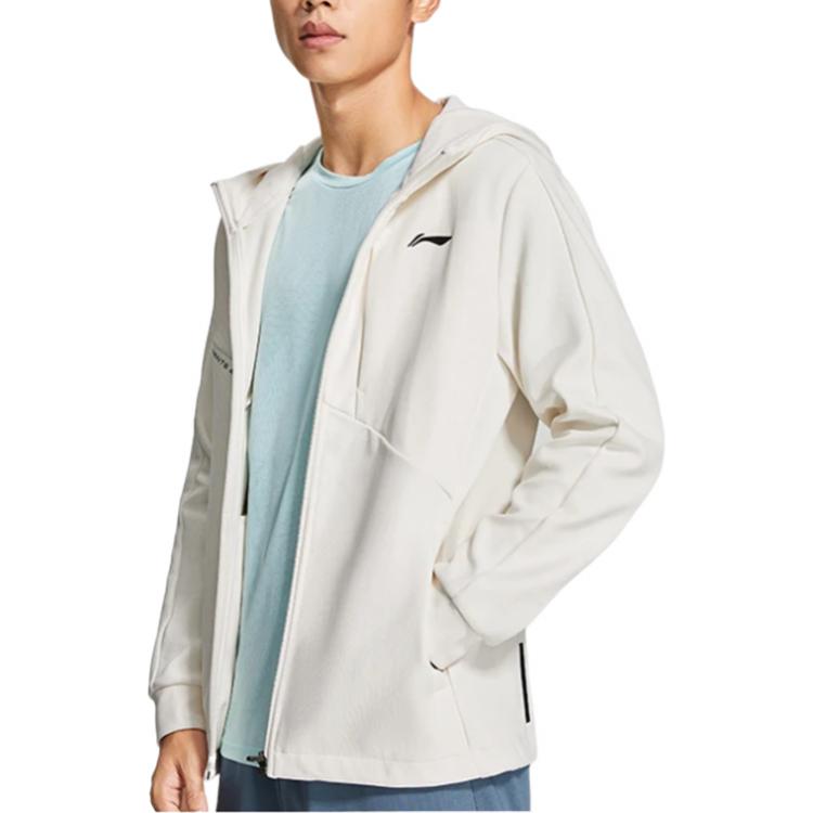 Li-Ning Training Logo Printing Jacket 'Cream White' AWDS627-9