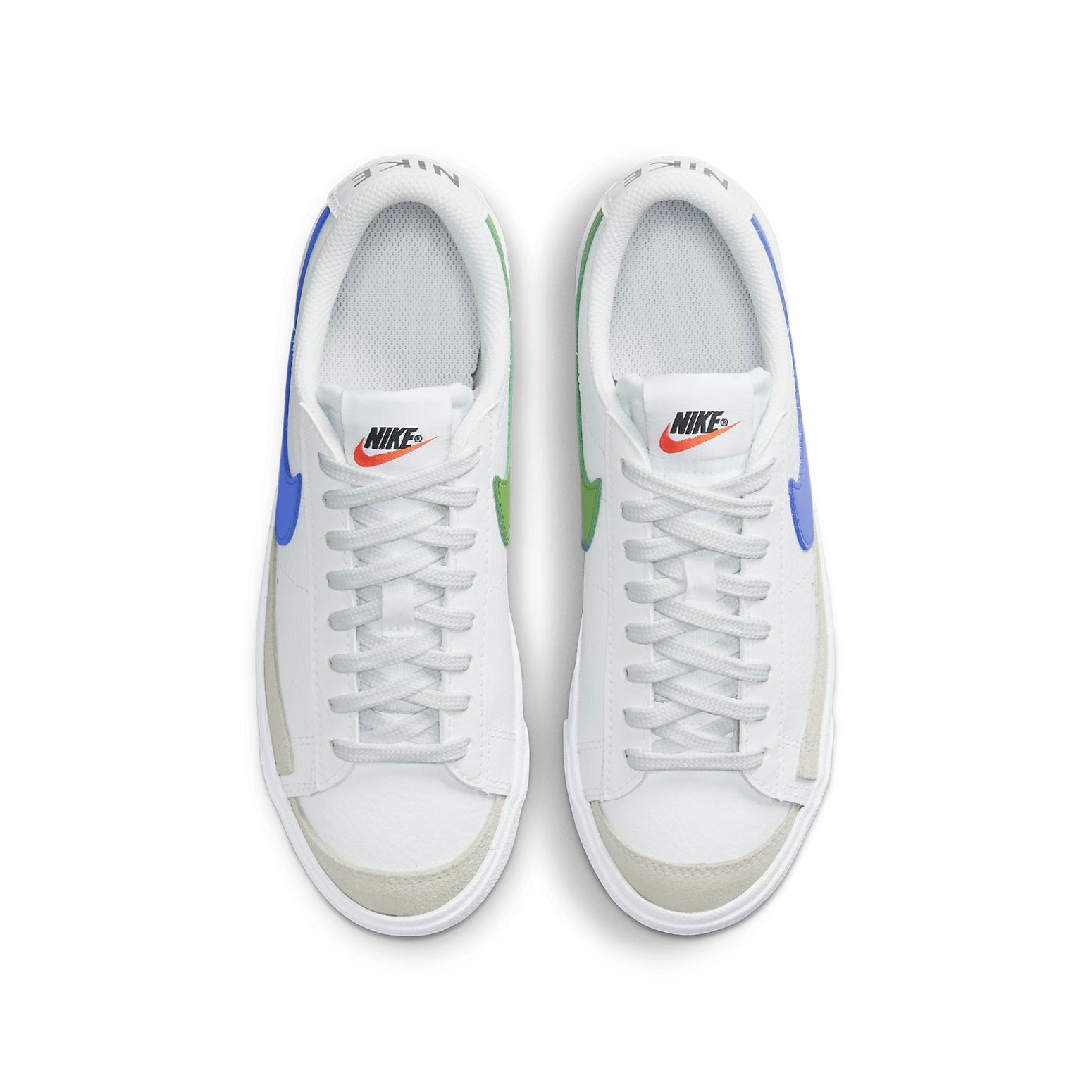 (GS) Nike Blazer Low '77 'White Chlorophyll Medium Blue' DA4074-109