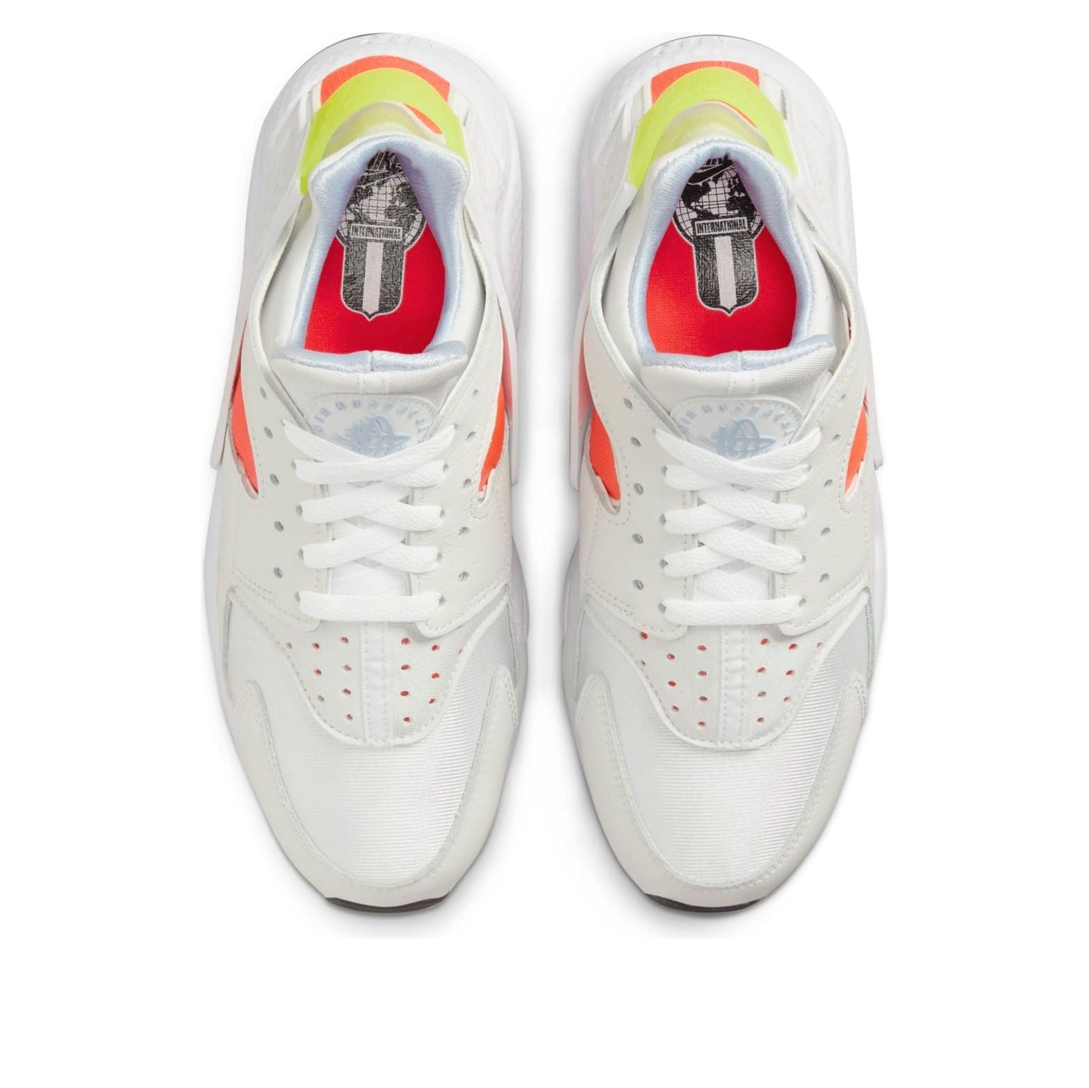 (WMNS) Nike Air Huarache 'White Volt Bright Crimson' DH4439-106