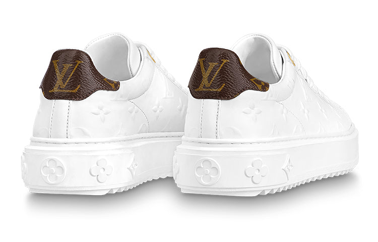 (WMNS) LOUIS VUITTON Time Out Sneakers 'White Monogram' 1A8VYE