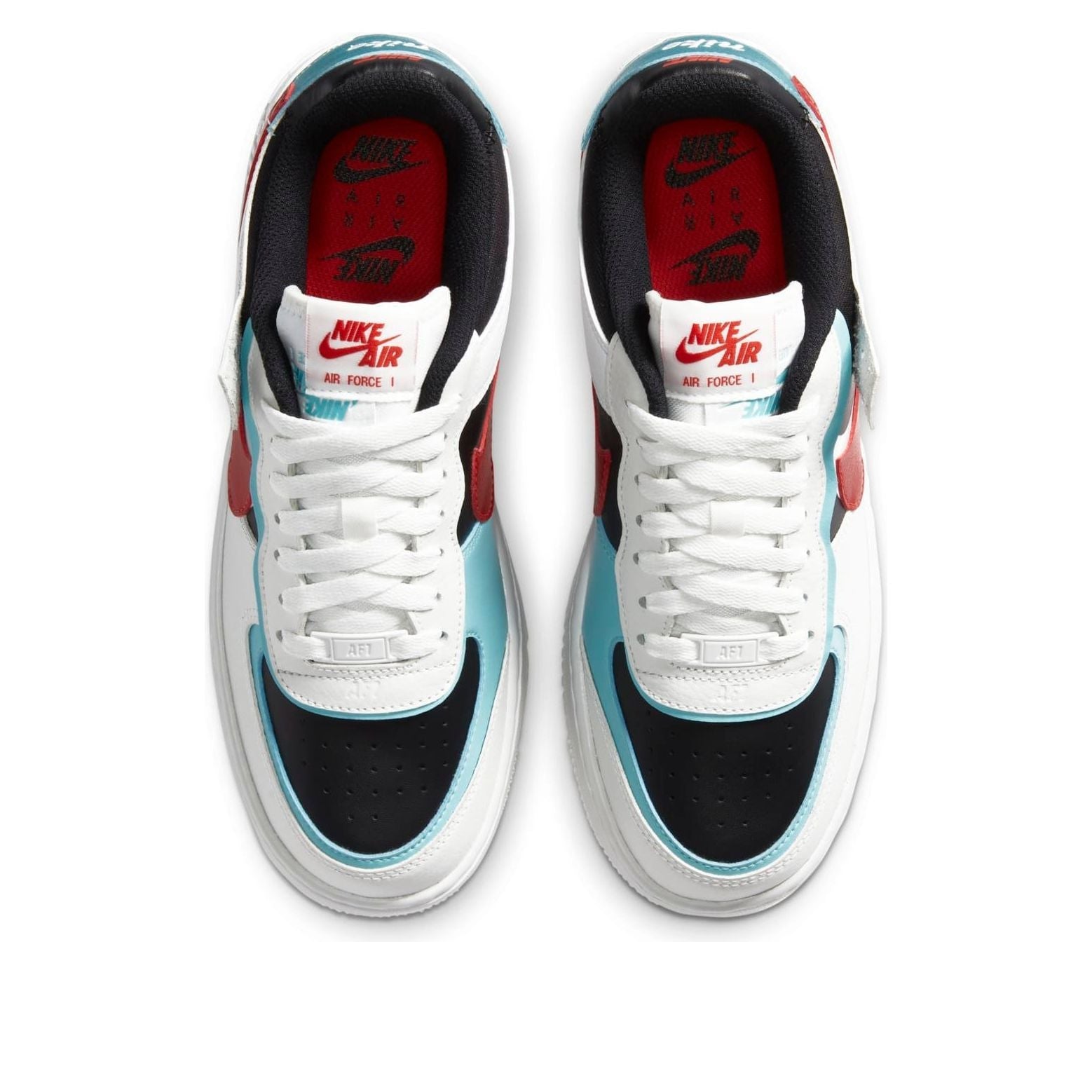 (WMNS) Nike Air Force 1 Shadow 'White Bleached Aqua' DA4291-100