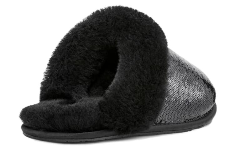 (WMNS) UGG Scuffette II Mirror Ball 'Black' 1151290-BLK