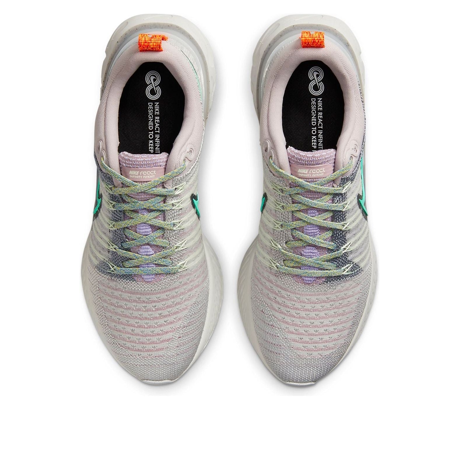 (WMNS) Nike React Infinity Run Flyknit 2 'Violet Ash Light Menta' DC4629-500
