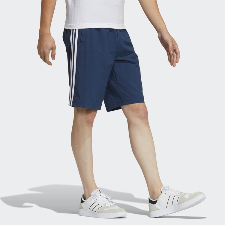 adidas neo Graffiti Pattern Printing Shorts Blue GP4834