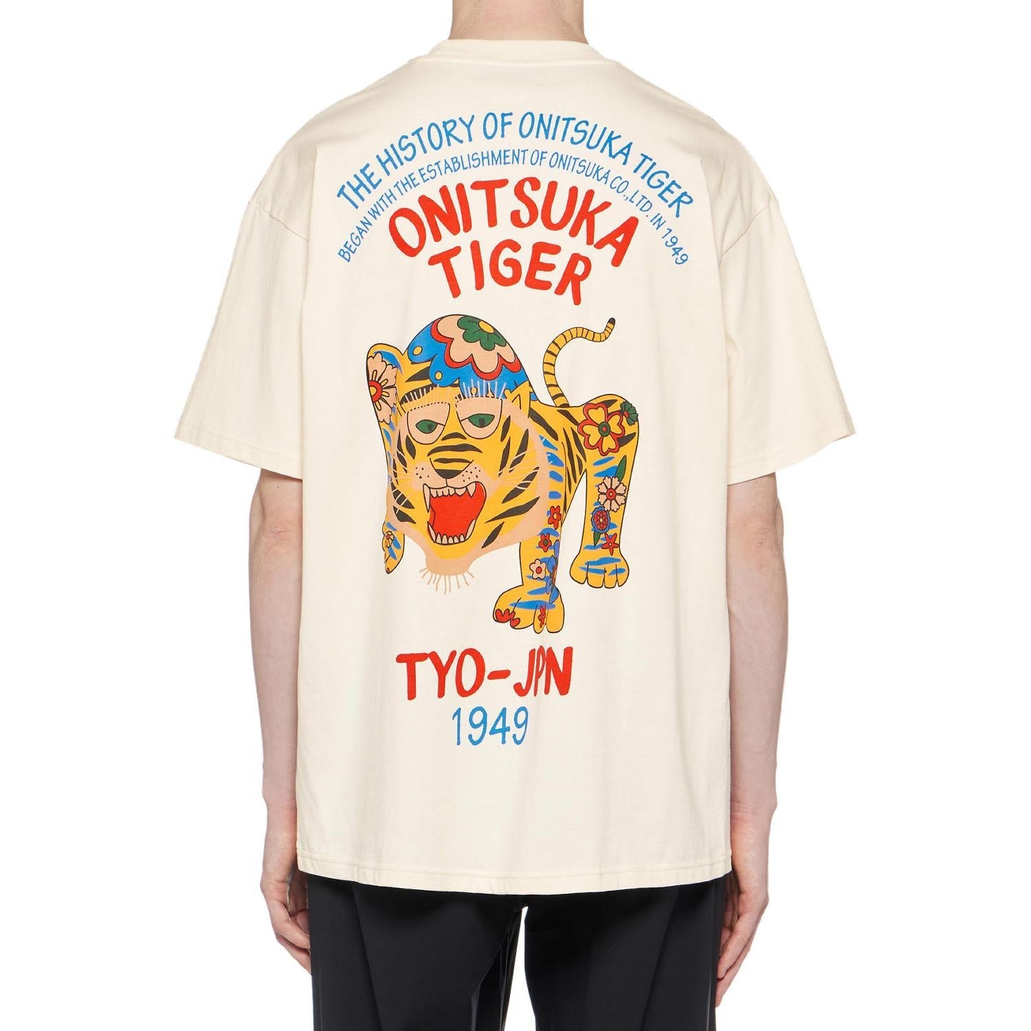Onitsuka Tiger Graphic T-shirt 'Off White' 2183B304-700