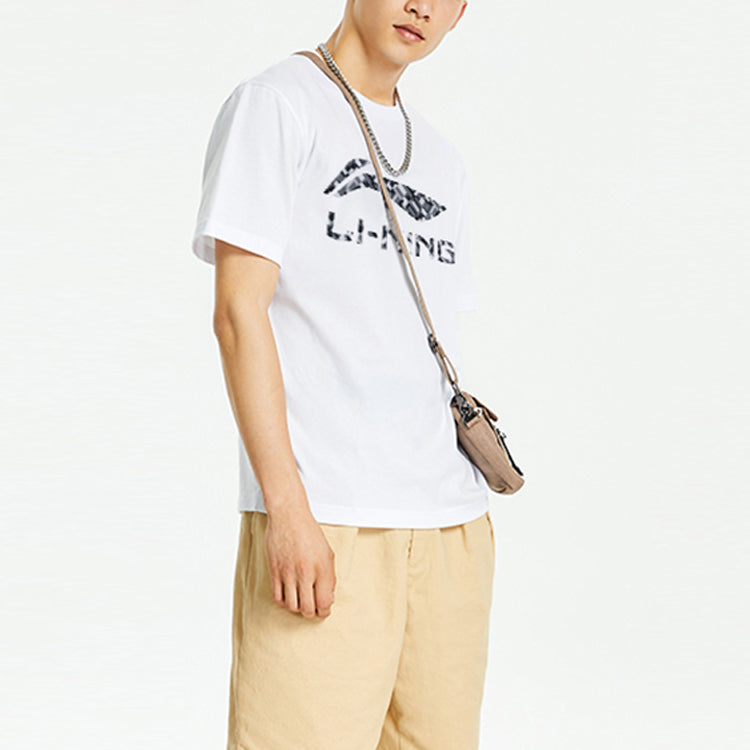 Li-Ning Digital Graphic T-shirt 'White' AHSR669-2