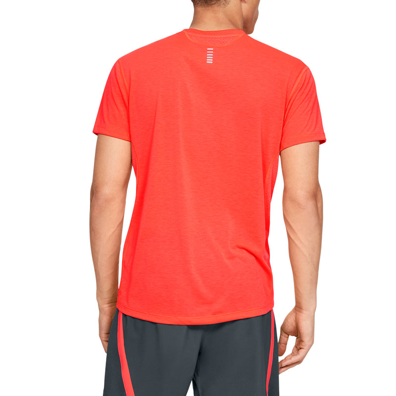 Men's Under Armour Streaker Series Running Sports Short Sleeve Red 1326579-632