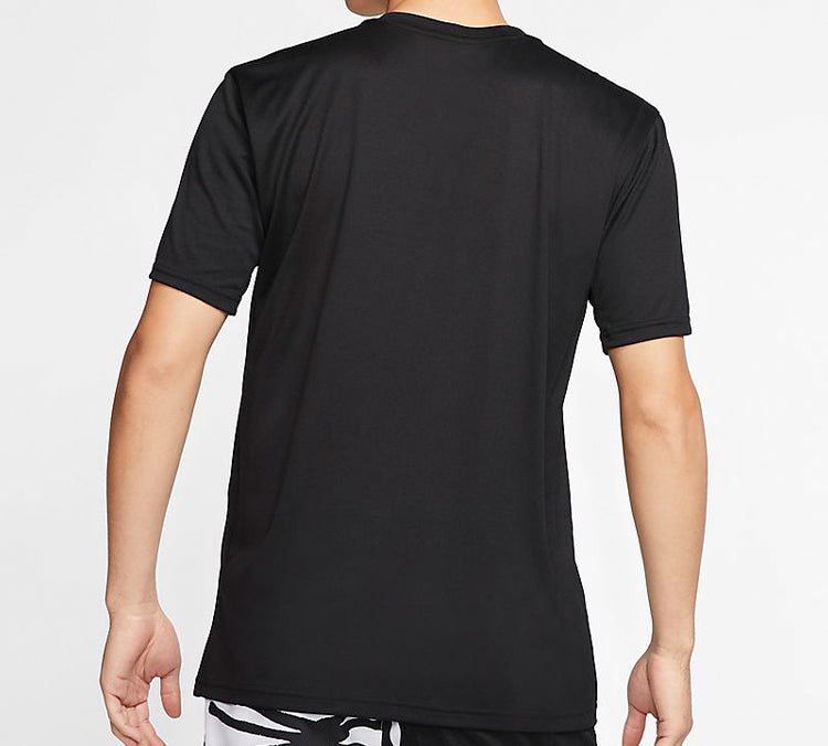 Nike Dri-FIT Legend Logo Printing Short Sleeve Black CT6471-010