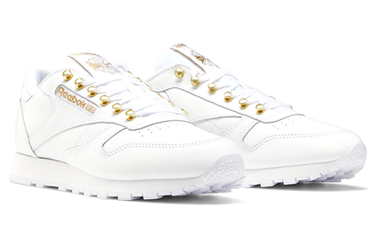 (WMNS) Reebok Classic Leather White/Gold FV1077