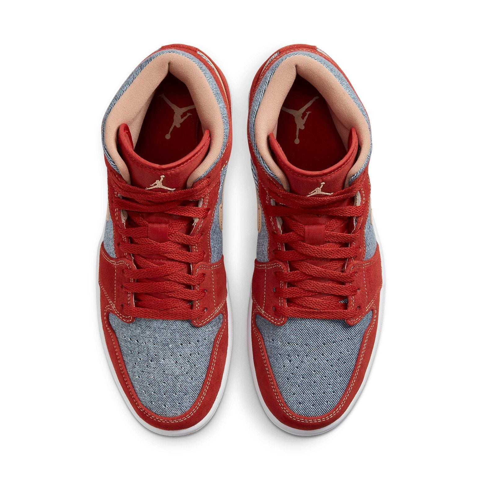 Air Jordan 1 Mid 'Denim Red' DM4352-600