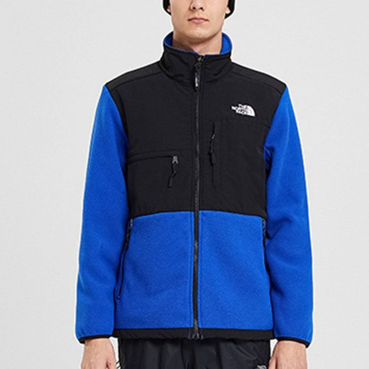 THE NORTH FACE 1995Denali Fleece Contrasting Colors Stay Warm Jacket Couple Style Blue 496U-CZ6