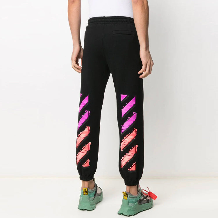 Off-White SS21 Street Style Cotton Logo Bottoms OMCH030R21FLE0011032