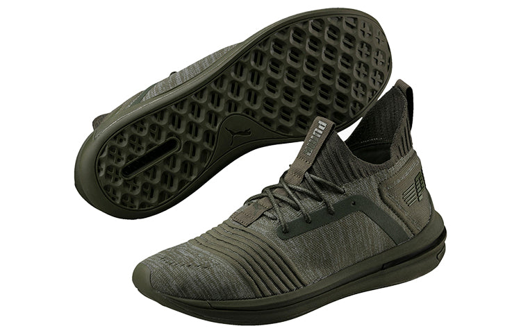 PUMA Ignite Limitless Sr Evoknit Low Top Running Shoes Green 190484-03