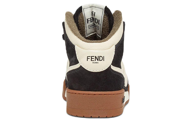 (WMNS) FENDI Match High Top 'Black White Cream' 8E8358AHH2F1FZB
