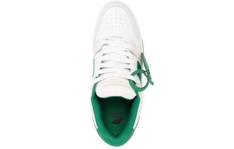 Off-White Out Of Office Low-Top sneaker 'Green White' OMIA189F21LEA0010455