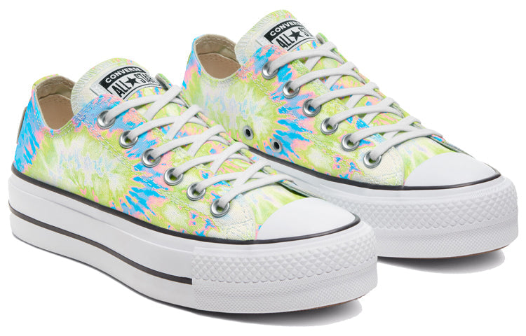 (WMNS) Converse Chuck Taylor All Star Blue Green Tie Dye Sneakers 'Blue Green' 569043C