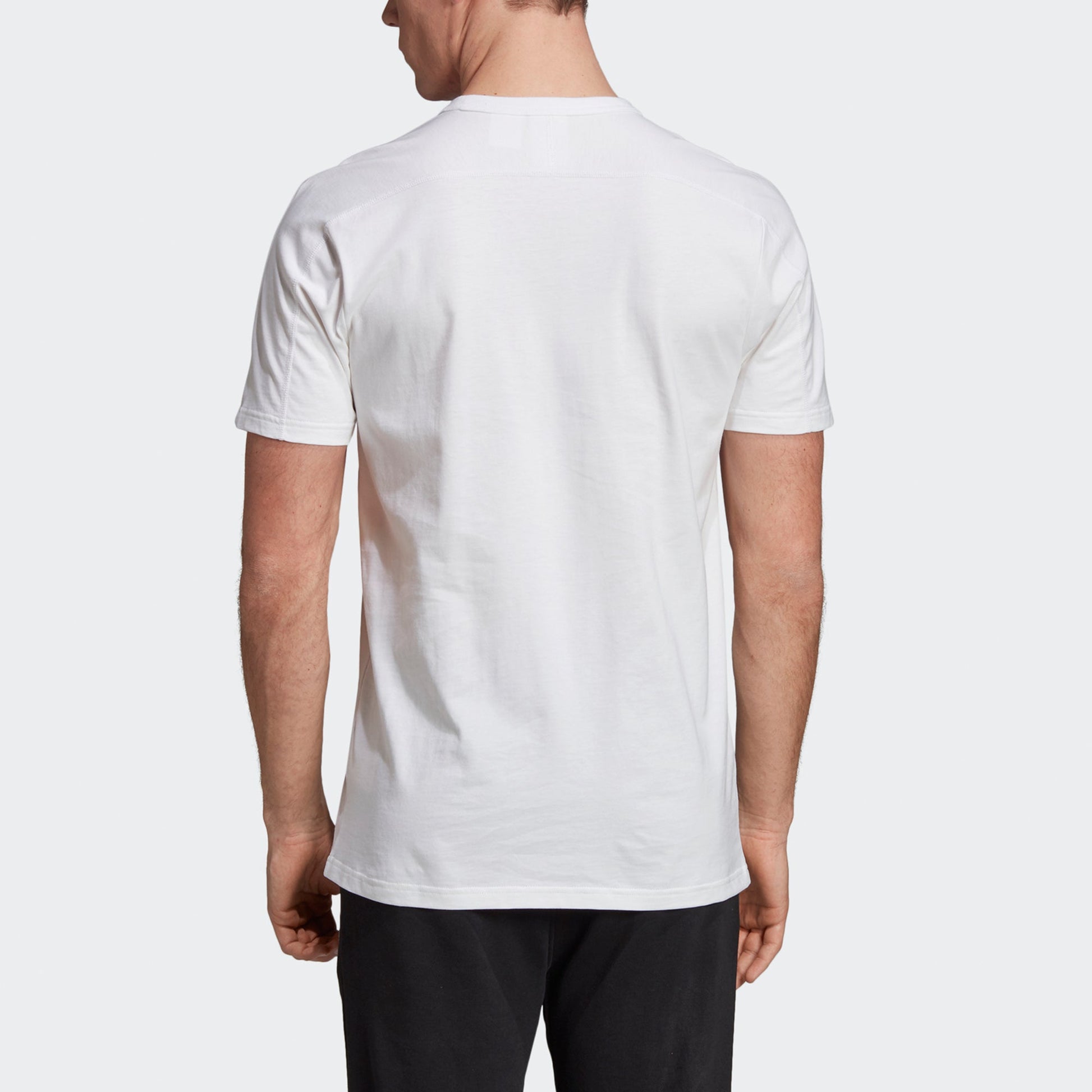 adidas M Bb T Casual Sports Round Neck Short Sleeve White EI4624