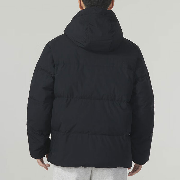 Skechers Hooded Down Jacket 'Black White Red' L423M033-0018