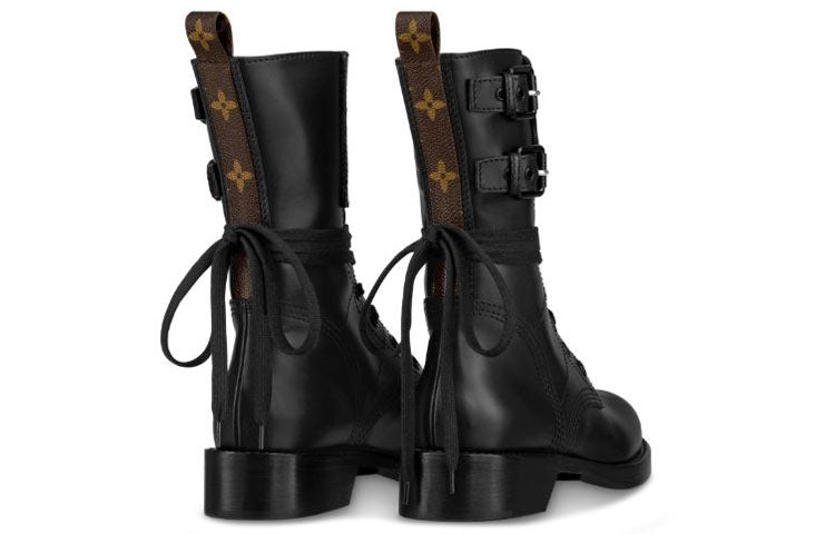 (WMNS) LOUIS VUITTON LV Metropolis Martin boots Black 1A66TE
