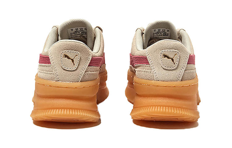 (WMNS) PUMA Deva Suede Casual Sneakers Red/Brown 372423-10