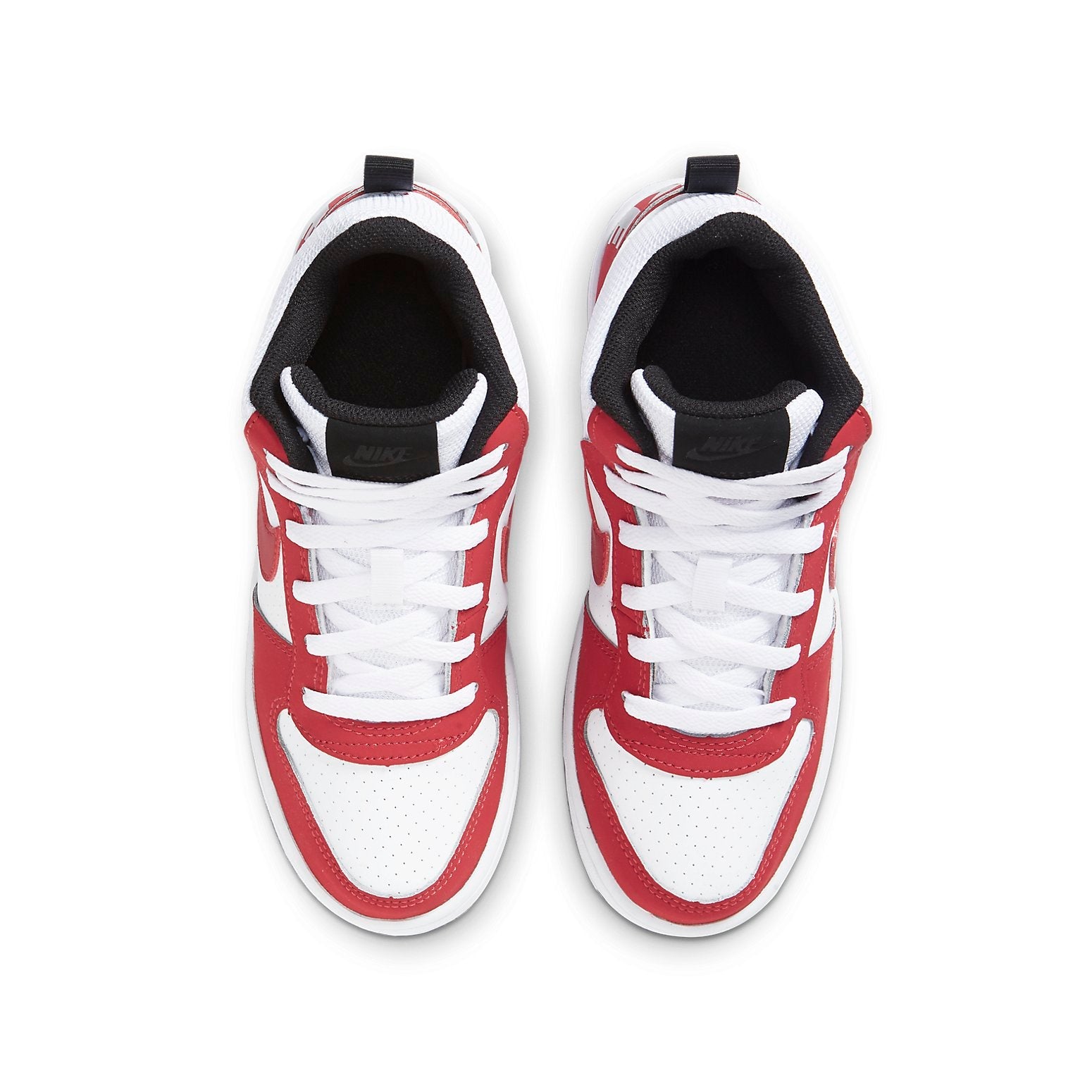 (GS) Nike Court Borough Mid 'White Red' 839977-103