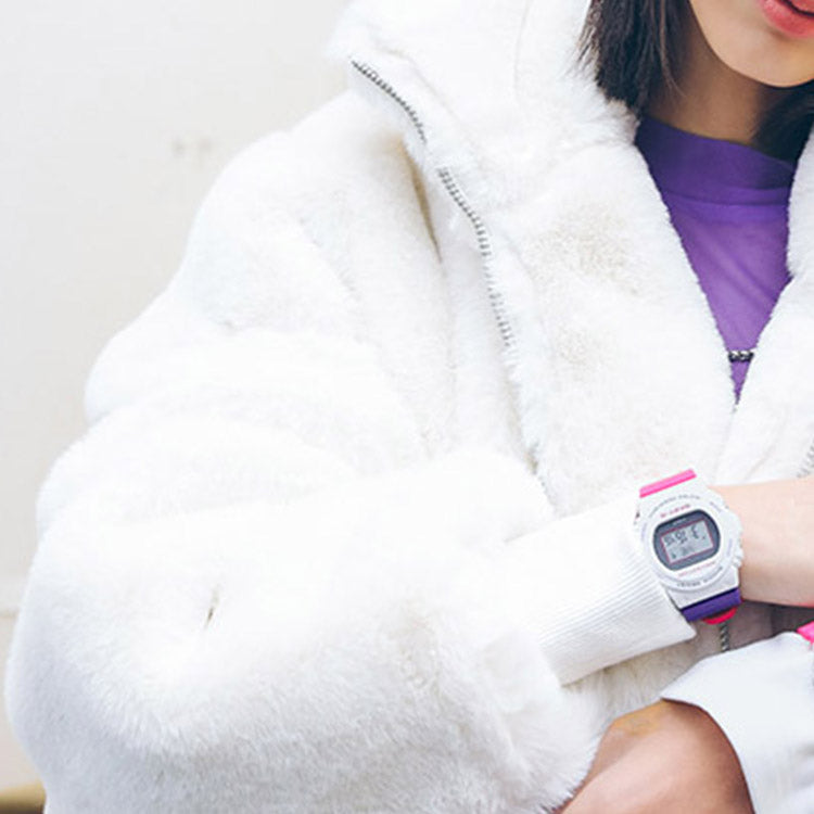 CASIO Baby-G 'White' DW-5700THB-7PR+BGD-570THB-7PR