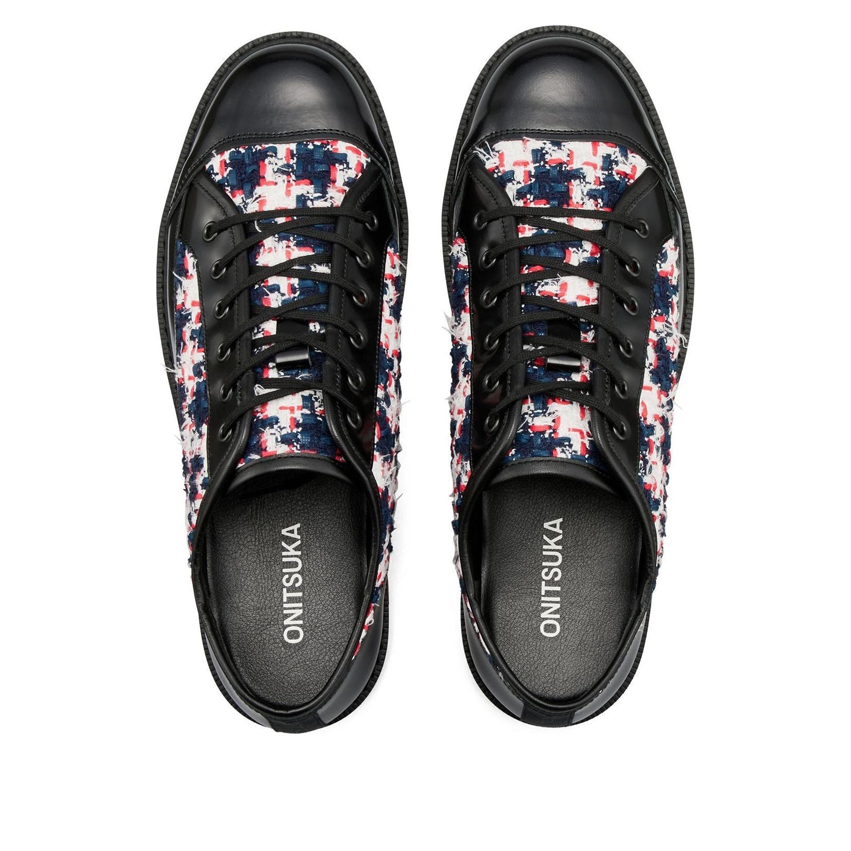 Onitsuka Tiger Blucher Lo 'Black Classic Red Tweed' 1183C330-002