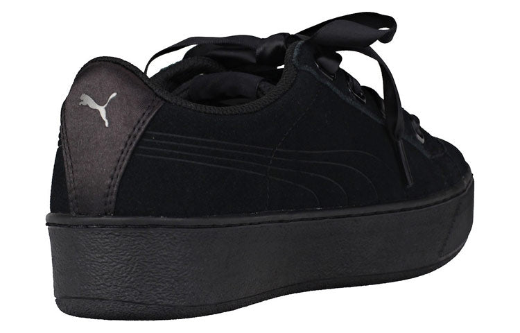 (WMNS) PUMA Vikky Platform Ribbon 'Black' 366418-01