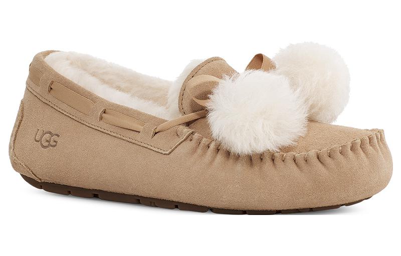 (WMNS) UGG Dakota Moccasins Slippers 'LIght Chestnut'' 1138651-SAN