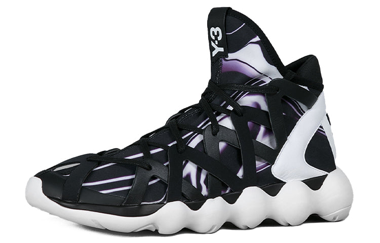 adidas Y-3 Kyujo High 'Black Purple White' AQ5546