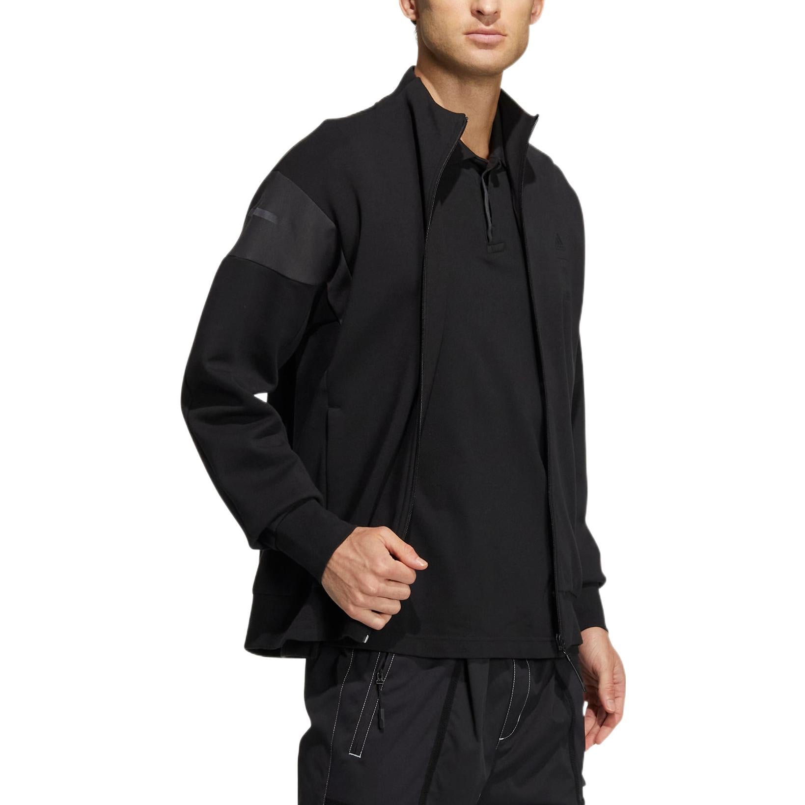 adidas Wuji Series Sportswear Casual Hooded Jacket 'Brown' HM2956