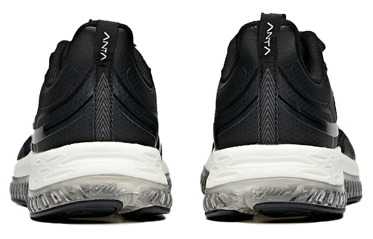 (WMNS) ANTA Elastic Low 'Black White' 122015501-1
