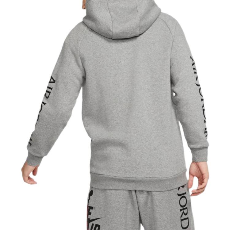 Air Jordan graphic logo hooded jacket 'Grey' DH9507-091