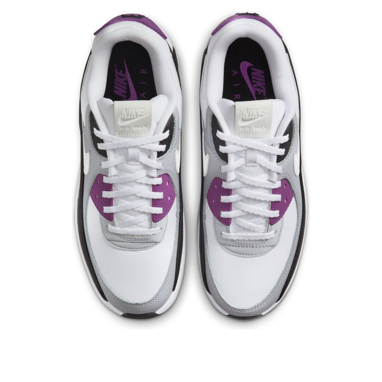 (WMNS) Nike Air Max 90 LV8 'White Black Bold Berry Grey' FD4328-109