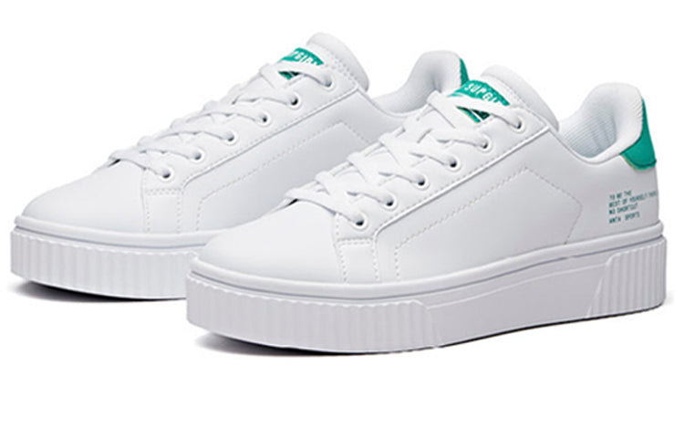 (WMNS) ANTA Skateboarding Shoes 'White Green' 92848010-6