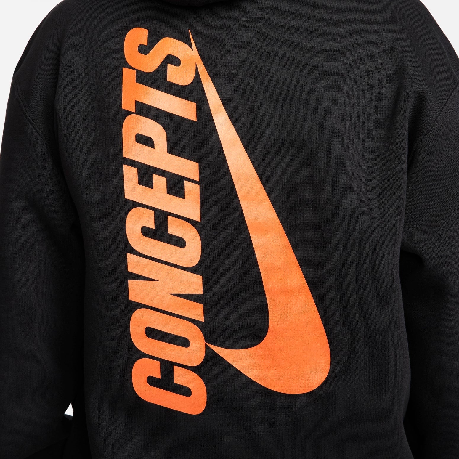 Nike SB x Concepts Fleece Hoodie 'Black Orange' DH2927-010